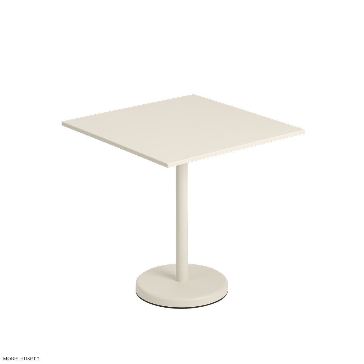 Linear Steel Caf� Table 70x70