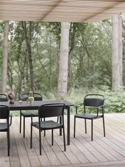 Linear Steel Armchair