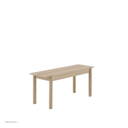 Linear Wood Bench