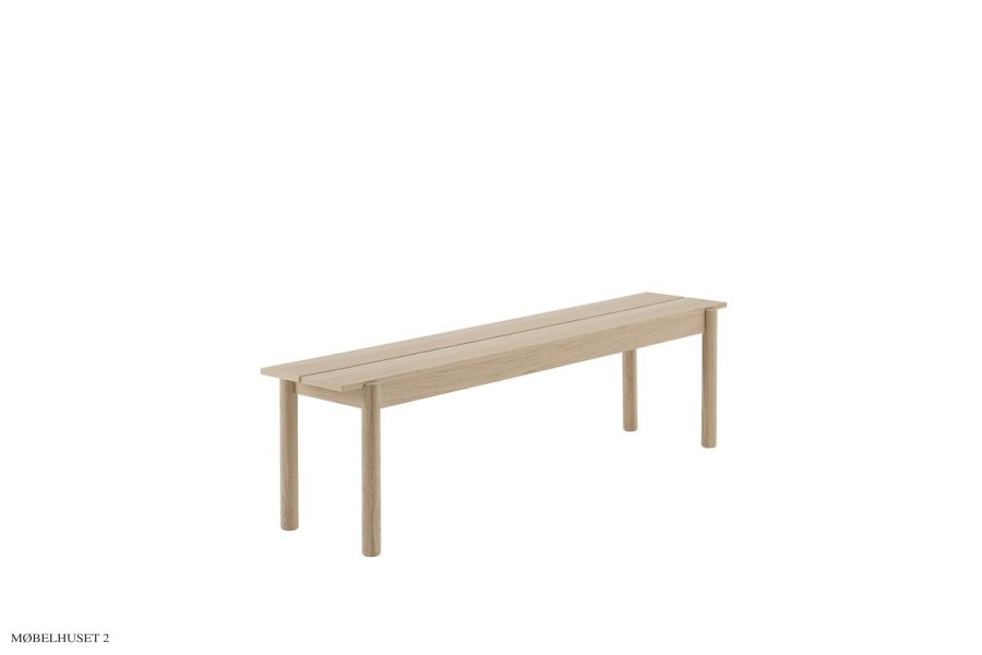 Linear Wood Bench