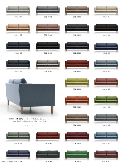 MH2614 / MH2615 Sofa I Mood stof