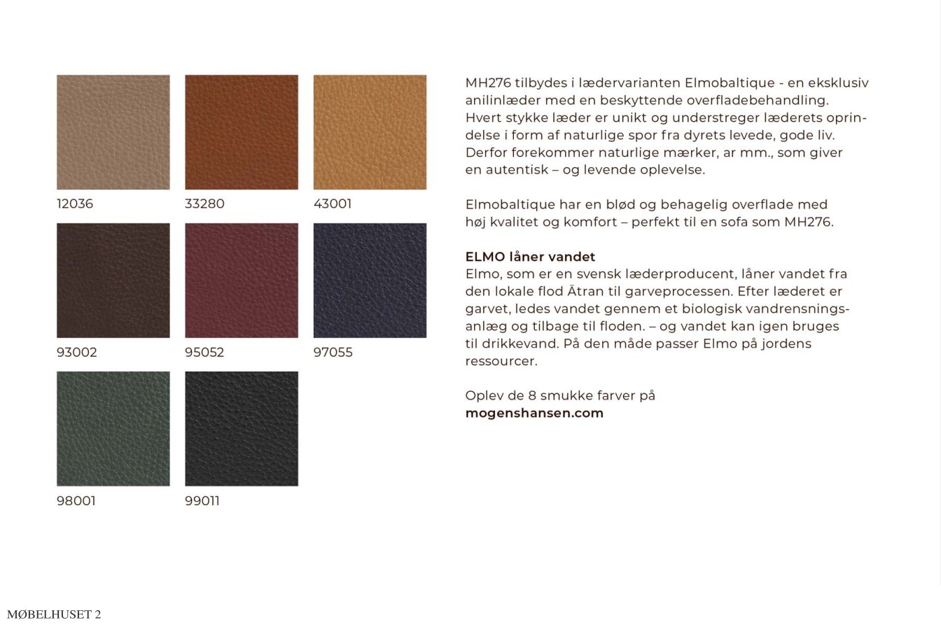MH276 Sofa | Elmobaltique Leder