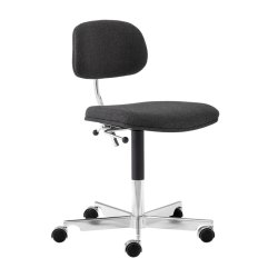 KEVI 2534U Kontorstol I Fuldpolstret I Stof