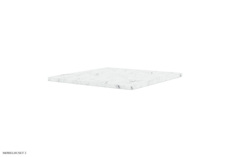 Panton Wire topplade | Montana White marble B34,8 x D18,8