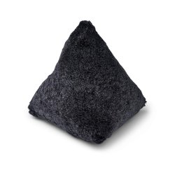 Hematite Lammfellkissen