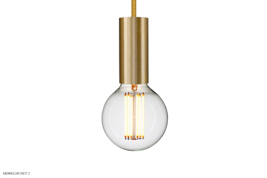 NUD Collection Lampenfassung | Tube rail brass