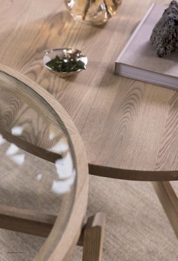 Optic runder Couchtisch