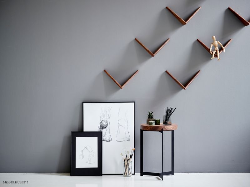 Plateau Table |Walnuss ge�lt I DK3