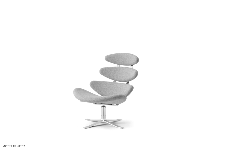 Corona Chair Hallingdal 110 - Lys gr&aring;