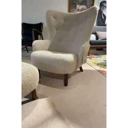 Petra Lounge Chair mit Hocker � Ausstellungsmodell