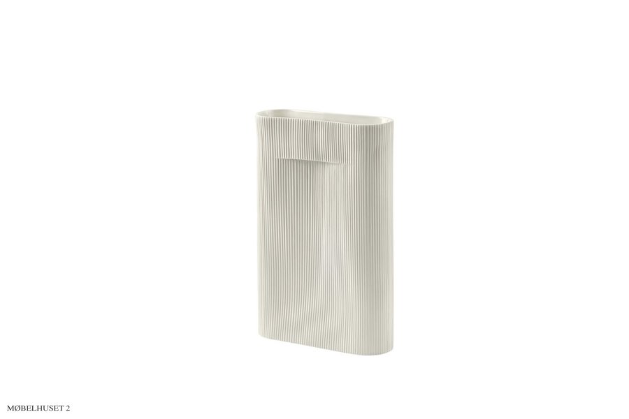 Ridge Vase Off-white H48,5 cm