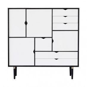 S3 opbevaringsmbel | Eg/Sort