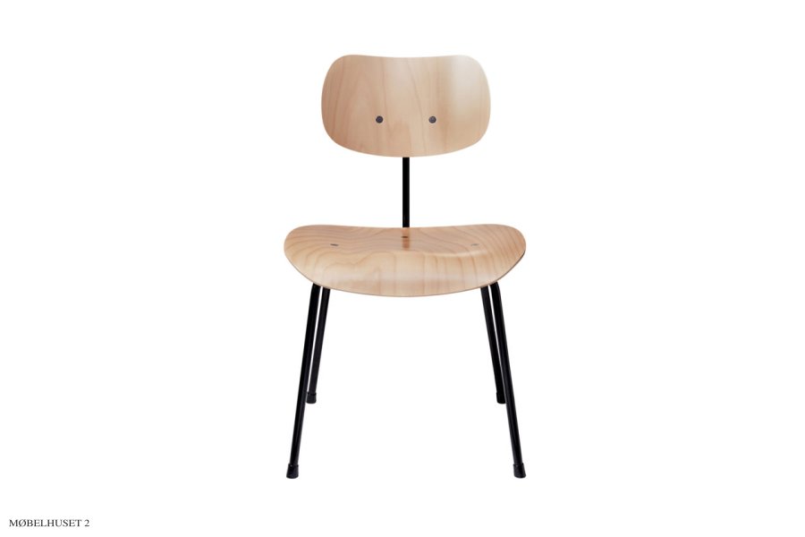 SE68 spisebordsstol | Egon Eiermann Pulverlakeret Sort Bg