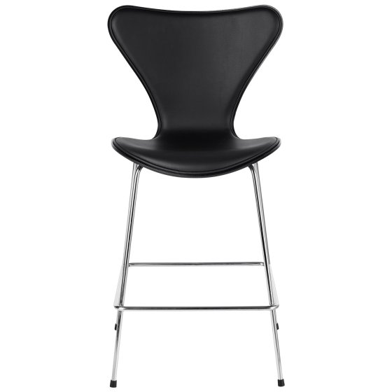 Serie 7� 3187, sort l�der | Fritz Hansen
