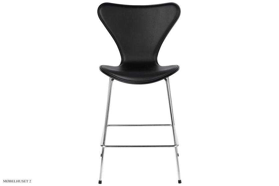 Serie 7 3187, sort lder | Fritz Hansen