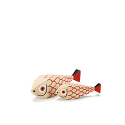 Wooden Dolls Mother Fish &amp; Child