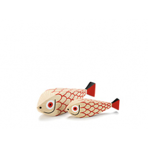 Wooden Dolls Mother Fish & Child