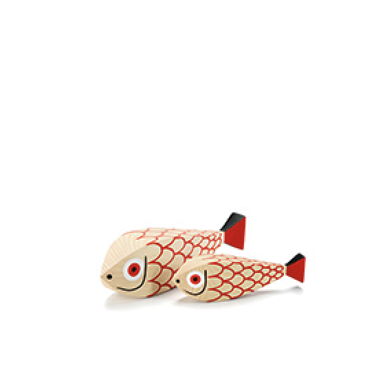 Wooden Dolls Mother Fish &amp; Child