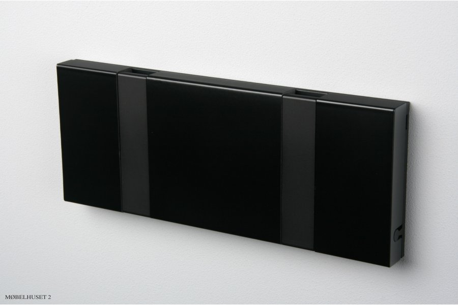 Knax knagerkke sortlakeret