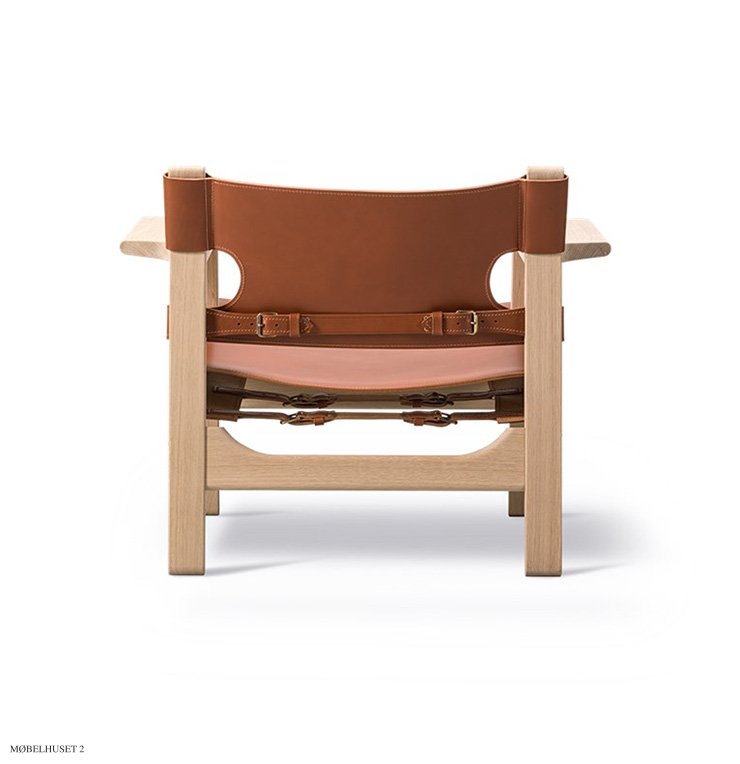 The Spanish Chair | Eiche Seife | Cognac Leder | MH