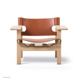 The Spanish Chair | Eiche Seife | Cognac Leder | MH