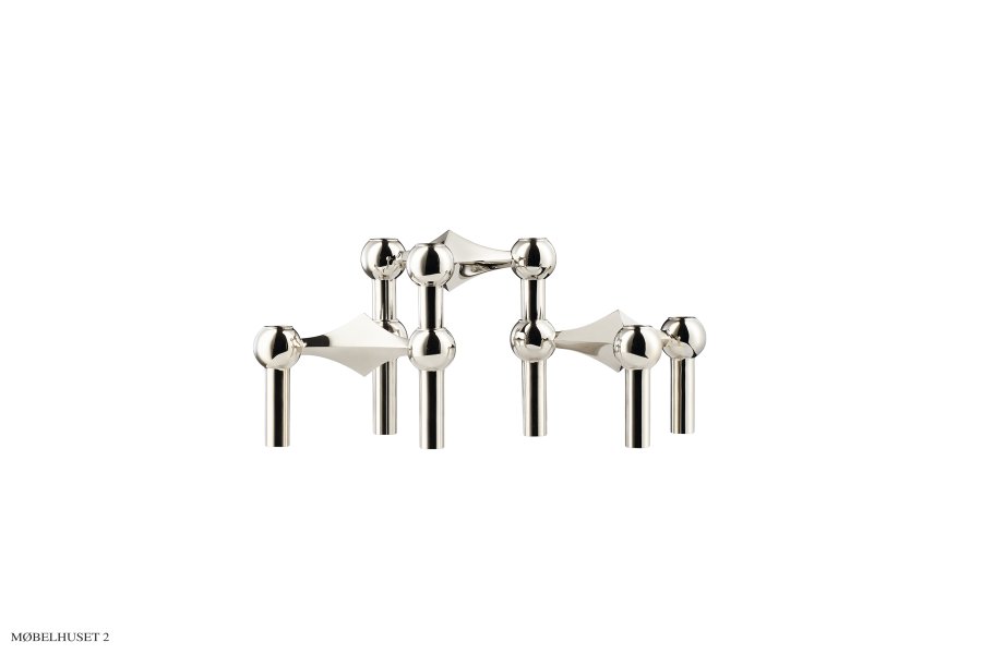 STOFF Nagel Kerzenstnder | 3 x Silber