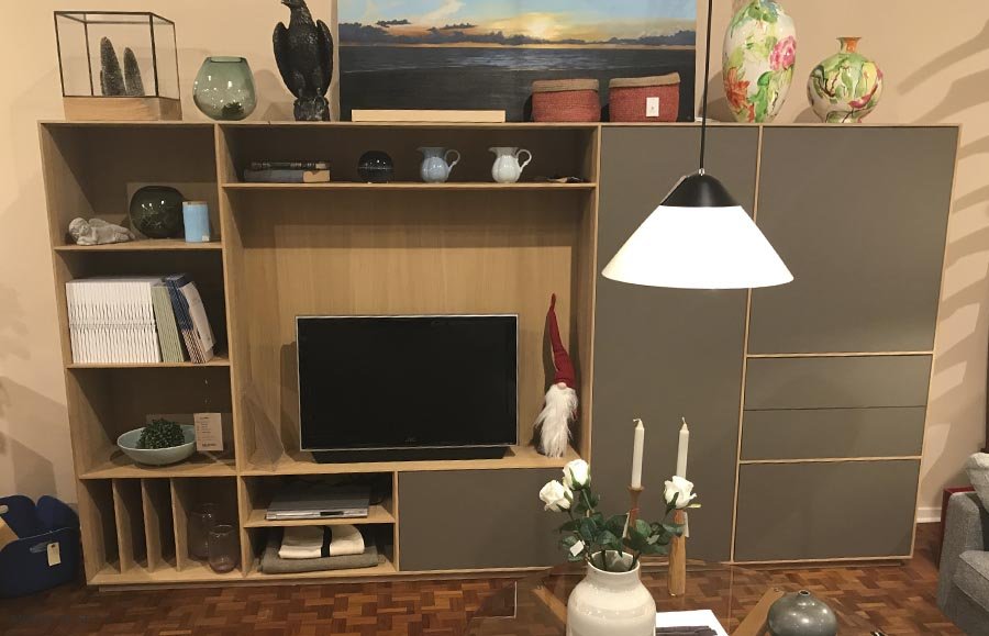Reol med tv modul model Sigma | Udstillingsmodel