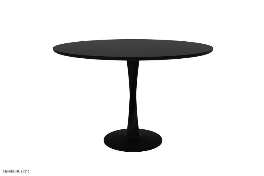 Torsion Esstisch- Ethnicraft Gro&szlig; Eiche schwarz gebeizt 