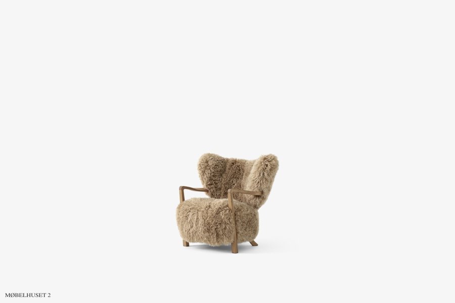 Wulff ATD2 lnestol Sheepskin Honey / 50mm Eg olie Uden skammel