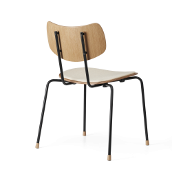 VLA26 Vega Stol Polstret I Eg lak