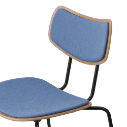 VLA26 Vega Stol Polstret I Eg lak