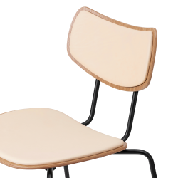 VLA26 Vega Stol Polstret I Eg lak