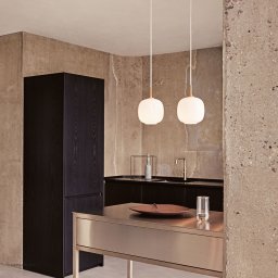 VL45 Radiohus Pendelleuchte I Opal White