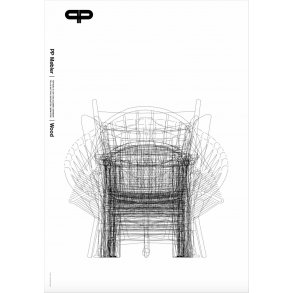 Plakat Wegner Lines mit weißem Hintergrund