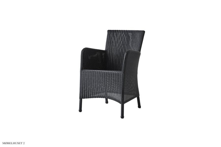 Hampsted Gartenstuhl m/Armlehne Schwarz no. 5430 | Outdoor Kein Kissen