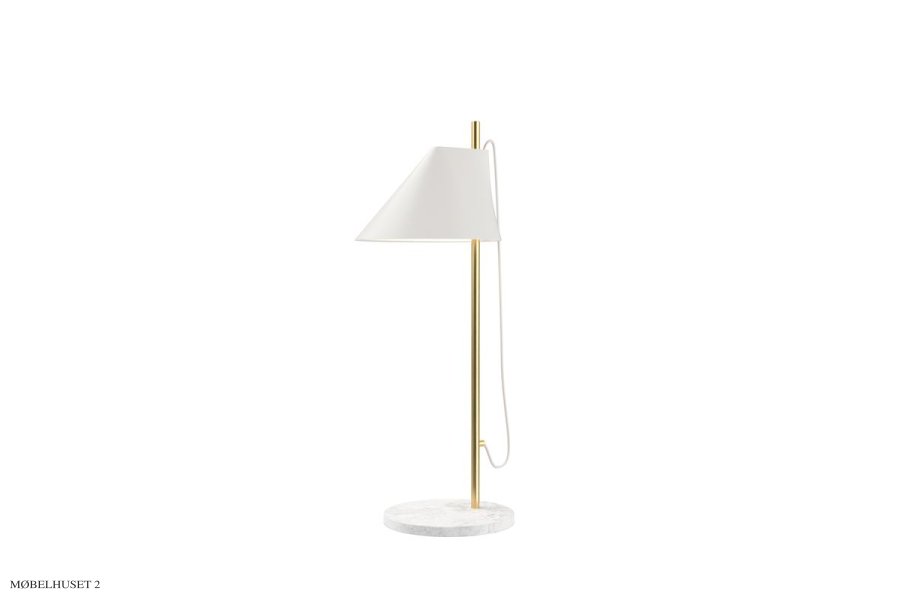 Yuh Bordlampe Hvid | Messing