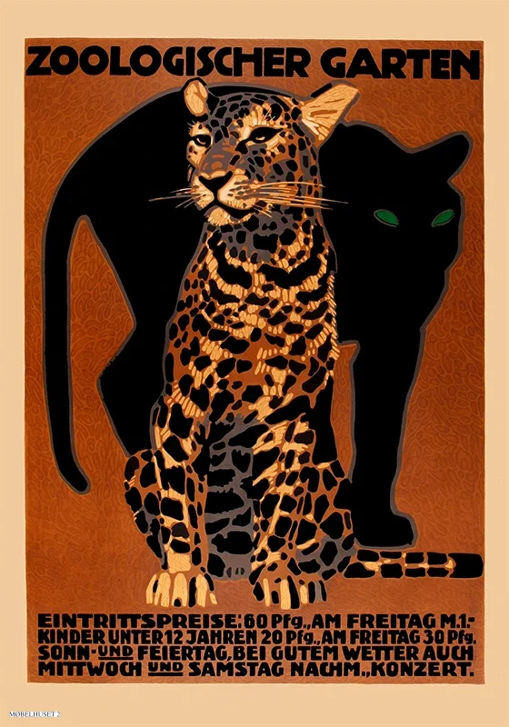 Zoologischer Garten Vintage Poster | Kuriosis