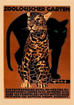 Zoologischer Garten Vintage Poster | Kuriosis