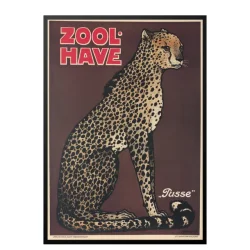 Zoo plakat med gepard - Plakater - 2