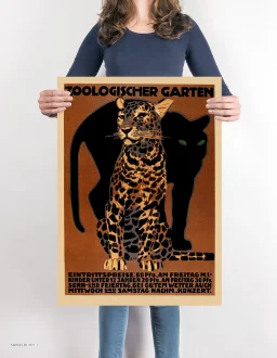 Zoologischer Garten Vintage Poster | Kuriosis