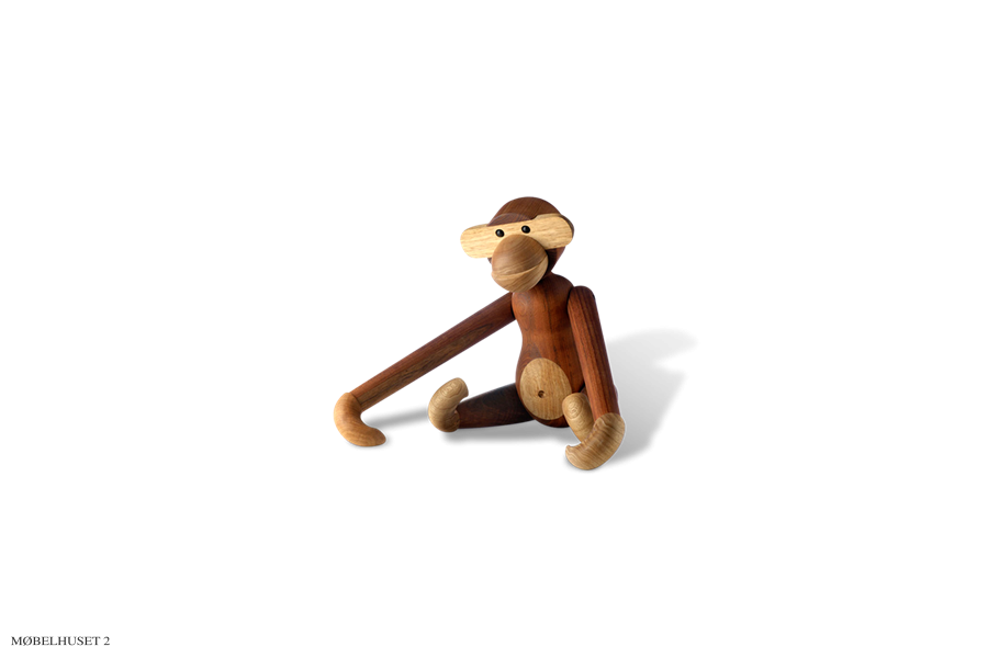 Kay Bojesen Abe, lille Teak- og Limbatr, 20 cm