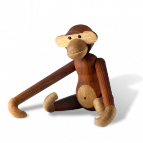 Kay Bojesen Abe, mellem Teak- og limbatr, 28 cm