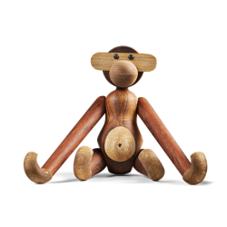 Kay Bojesen Abe, mellem Teak- og limbatr, 28 cm