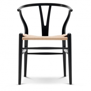 CH24 Y-stol | Ask, sortmalet, natur flet