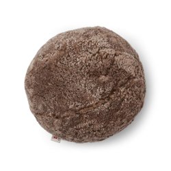 Angelite rundes Lammfellkissen