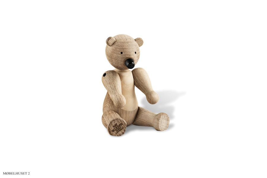 Kay Bojesen Br Eiche und Ahornholz, 14,5 cm