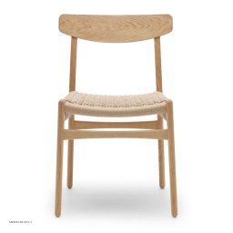 Hans J. Wegner CH23 Essstuhl i Eiche ge�lt | Naturgeflecht