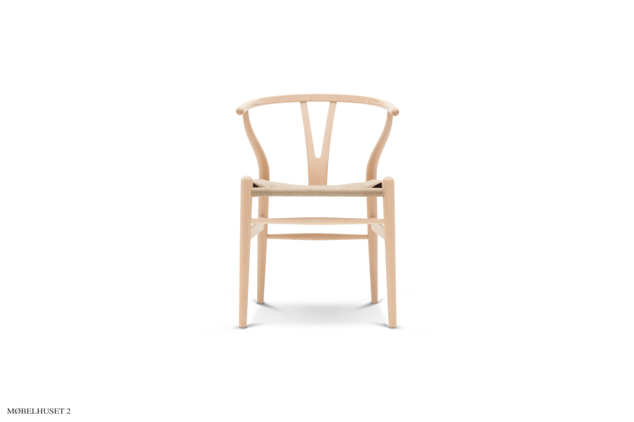 CH24 Wishbone Chair | Buche geseift | Naturgeflecht