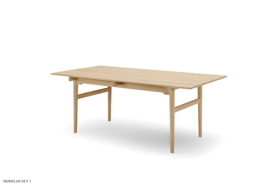 CH327 Spisebord I Eg 95 x 190 cm eg s&aelig;be