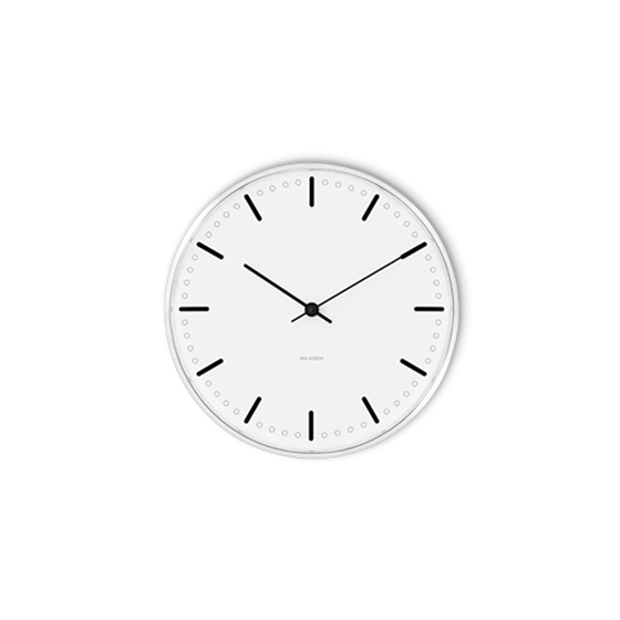 Arne Jacobsen City Hall V�gur Hvid og sort, � 29 cm